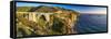 Big Sur Coast Panorama at The Bixby Creek Bridge, California-George Oze-Framed Stretched Canvas