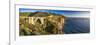 Big Sur Coast Panorama at The Bixby Creek Bridge, California-George Oze-Framed Photographic Print