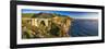 Big Sur Coast Panorama at The Bixby Creek Bridge, California-George Oze-Framed Photographic Print