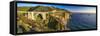 Big Sur Coast Panorama at The Bixby Creek Bridge, California-George Oze-Framed Stretched Canvas