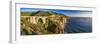 Big Sur Coast Panorama at The Bixby Creek Bridge, California-George Oze-Framed Photographic Print