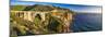 Big Sur Coast Panorama at The Bixby Creek Bridge, California-George Oze-Mounted Photographic Print