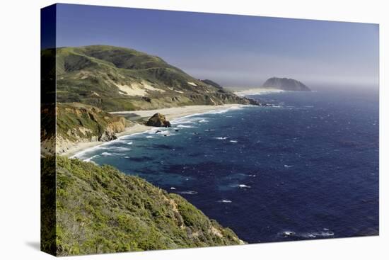 Big Sur Coast Scenic at Point Sur, California-George Oze-Stretched Canvas