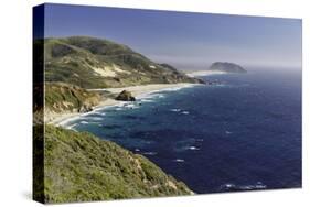 Big Sur Coast Scenic at Point Sur, California-George Oze-Stretched Canvas