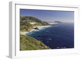 Big Sur Coast Scenic at Point Sur, California-George Oze-Framed Photographic Print