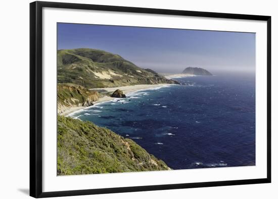 Big Sur Coast Scenic at Point Sur, California-George Oze-Framed Photographic Print