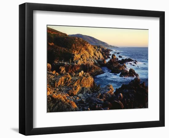 Big Sur Coastline at Sunset-James Randklev-Framed Photographic Print