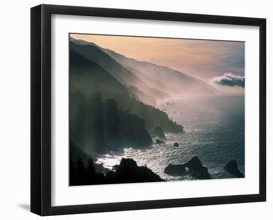 Big Sur Coastline CA USA-null-Framed Premium Photographic Print