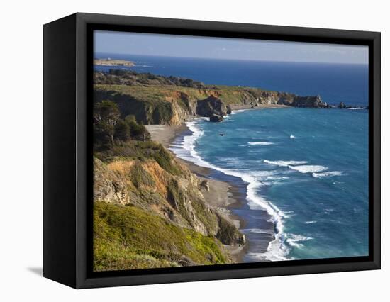Big Sur Coastline in California, USA-Chuck Haney-Framed Stretched Canvas