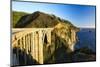 Big Sur Coat Panorama at the Bixby Bridge-George Oze-Mounted Photographic Print