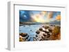 Big Sur Pacific Ocean Coast at Sunset-sborisov-Framed Photographic Print