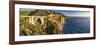 Big Sur Panorama, Bixby Creek Bridge, California-George Oze-Framed Photographic Print