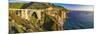 Big Sur Panorama, Bixby Creek Bridge, California-George Oze-Mounted Photographic Print