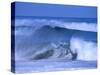 Big Surf at Papohaku Beach, Molokai, Hawaii, USA-Karl Lehmann-Stretched Canvas