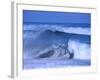 Big Surf at Papohaku Beach, Molokai, Hawaii, USA-Karl Lehmann-Framed Photographic Print