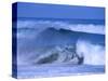 Big Surf at Papohaku Beach, Molokai, Hawaii, USA-Karl Lehmann-Stretched Canvas