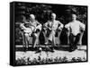 Big Three Allied Leaders at Potsdam Conference, Discussing Plans For the Future of Germany-null-Framed Stretched Canvas