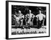 Big Three Allied Leaders at Potsdam Conference, Discussing Plans For the Future of Germany-null-Framed Photographic Print