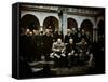 Big Three Conference, Yalta, February 1945, Photograph-null-Framed Stretched Canvas