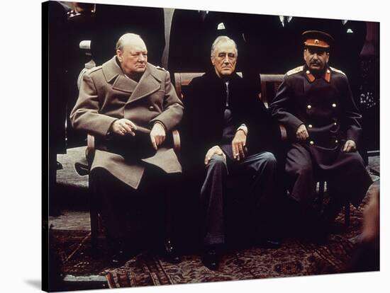 Big Three Yalta 1945-null-Stretched Canvas