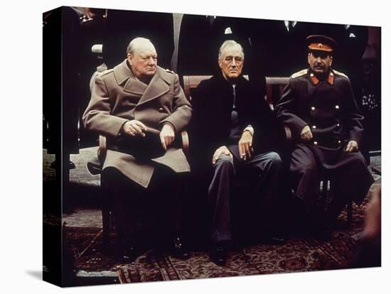 Big Three Yalta 1945-null-Stretched Canvas