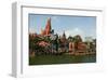 Big Thunder Mountain Train in the Frontier Land, Disneyland Park Paris, Ile-de-France, France-null-Framed Art Print