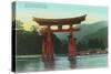 Big Torii, Itsukushima Shrine Aki-null-Stretched Canvas