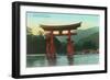 Big Torii, Itsukushima Shrine Aki-null-Framed Art Print