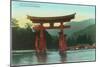 Big Torii, Itsukushima Shrine Aki-null-Mounted Art Print