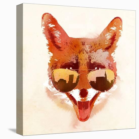 Big Town Fox-Robert Farkas-Stretched Canvas