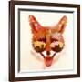 Big Town Fox-Robert Farkas-Framed Art Print