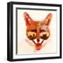 Big Town Fox-Robert Farkas-Framed Art Print