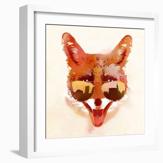 Big Town Fox-Robert Farkas-Framed Art Print