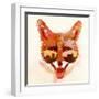 Big Town Fox-Robert Farkas-Framed Art Print