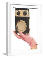 Big Transistor Radio-null-Framed Art Print