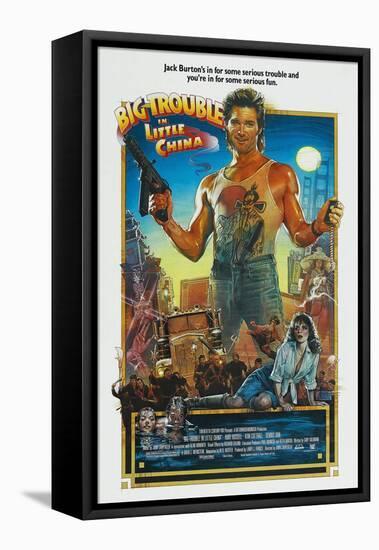BIG TROUBLE IN LITTLE CHINA [1986], directed by JOHN CARPENTER.-null-Framed Stretched Canvas