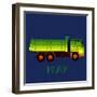 Big Trucks 1-Kimberly Allen-Framed Art Print