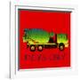 Big Trucks 2-Kimberly Allen-Framed Art Print