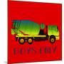 Big Trucks 2-Kimberly Allen-Mounted Art Print