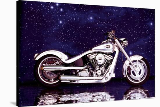 Big Twin Softail-null-Stretched Canvas
