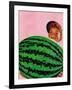 "Big Watermelon," August 22, 1942-Charles Kaiser-Framed Giclee Print