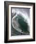 Big Wave Surfing, Waimea Bay, Hawaii-Ronen Zilberman-Framed Photographic Print