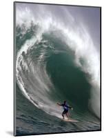 Big Wave Surfing, Waimea Bay, Hawaii-Ronen Zilberman-Mounted Photographic Print