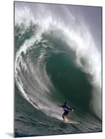 Big Wave Surfing, Waimea Bay, Hawaii-Ronen Zilberman-Mounted Photographic Print