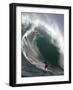 Big Wave Surfing, Waimea Bay, Hawaii-Ronen Zilberman-Framed Photographic Print