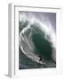 Big Wave Surfing, Waimea Bay, Hawaii-Ronen Zilberman-Framed Photographic Print