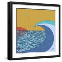 Big Wave-Trish Sierer-Framed Art Print