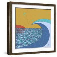 Big Wave-Trish Sierer-Framed Art Print