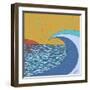 Big Wave-Trish Sierer-Framed Art Print