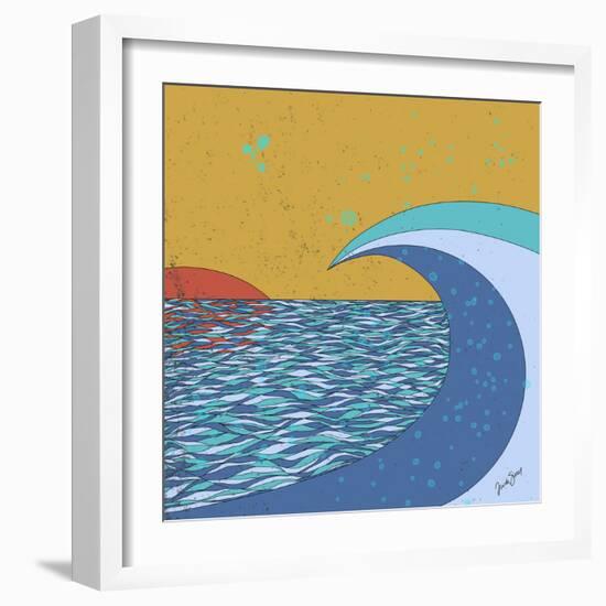 Big Wave-Trish Sierer-Framed Art Print